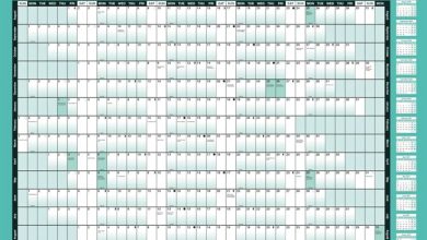 Academic Yearly Poster Planner 2026 - 2027