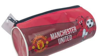 Manchester United FC Mascot Barrel Pencil Case
