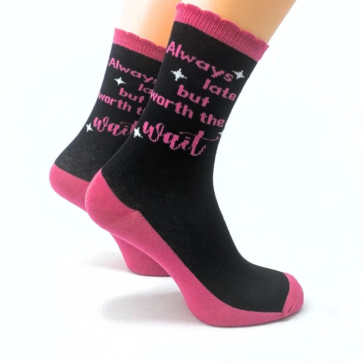 Always Late Socks – Size 4 – 8