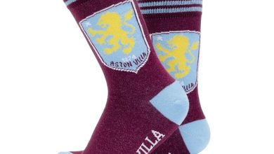 Aston Villa FC Crest Socks - Size 4 - 7