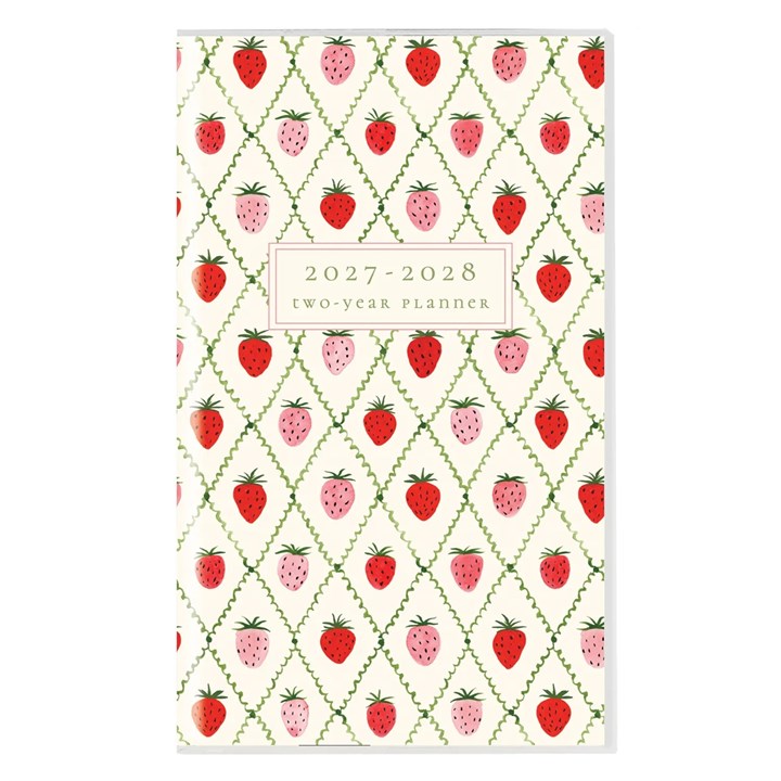 Strawberries Monthly Slim Monthly Diary 2027 – 2028