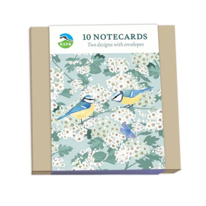 RSPB, White Blossom Square Notecard Set