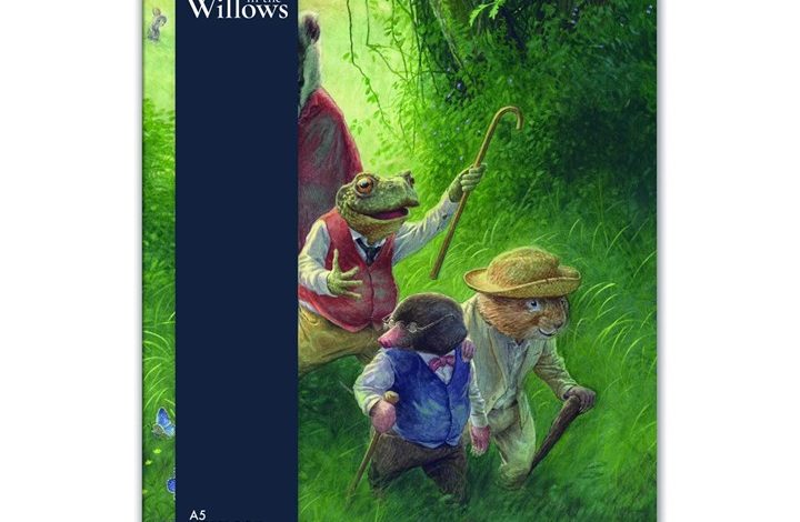 Wind in the Willows A5 Foiled Notebook