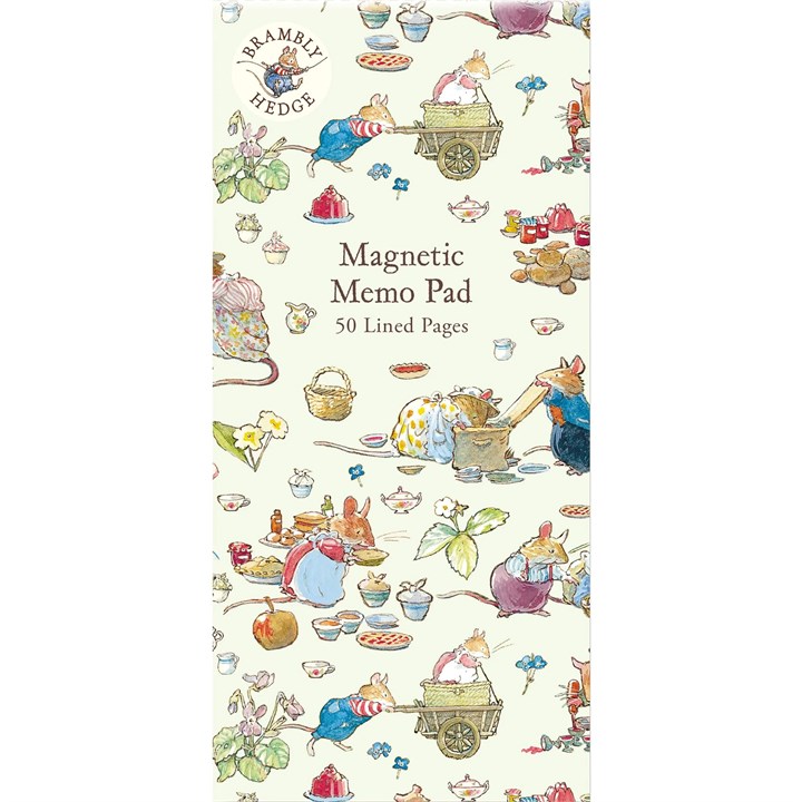 Brambly Hedge, Spring Picnic Magnetic Memo Pad
