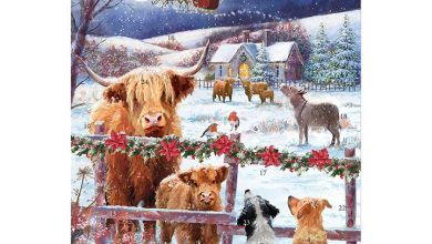 Winter Friends Traditional Advent Calendar