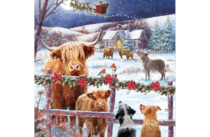 Winter Friends Traditional Advent Calendar