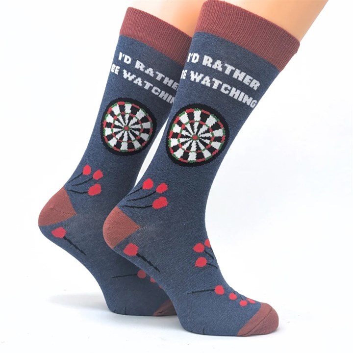 I’d Rather Be Watching Darts Socks – Size 7 – 11
