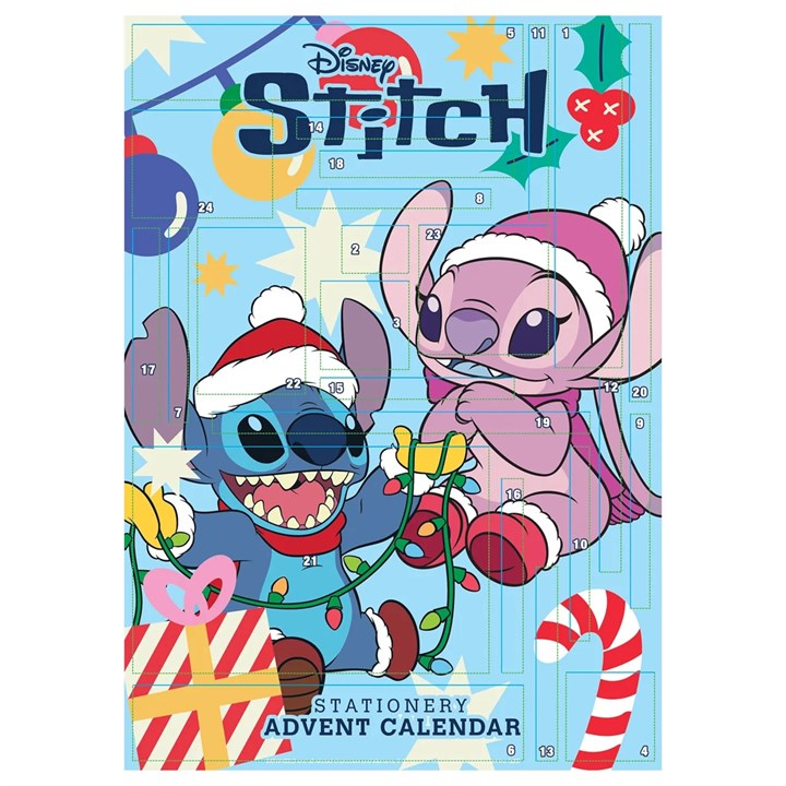 Disney, Stitch Stationery Advent Calendar