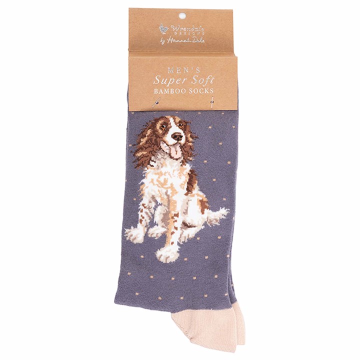 Wrendale Designs, Willow Spaniel Socks - Size 7 - 11