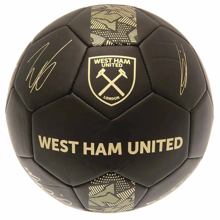 West Ham United FC Phantom Signature Ball Size 5 Deflated