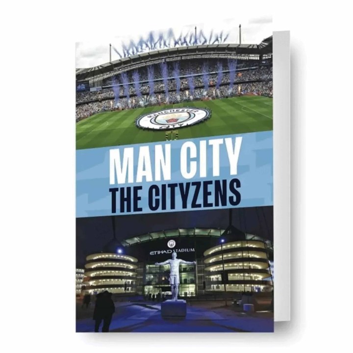Manchester City FC 3D Effect Birthday Card