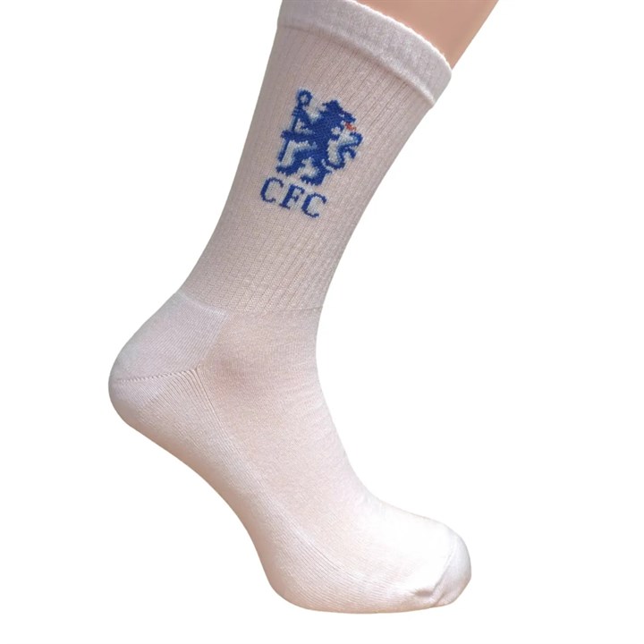 Chelsea FC 3 Pack Sports Socks Size 4 - 6.5