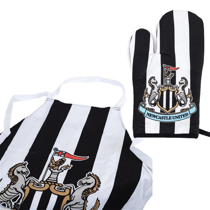 Newcastle United FC Apron & Oven Glove Set
