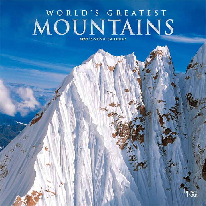 World's Greatest Mountains Calendar 2027