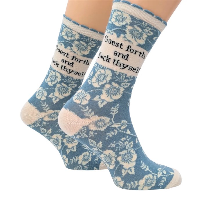 Goest Forth and F*ck Thyself Socks - Size 4 - 8