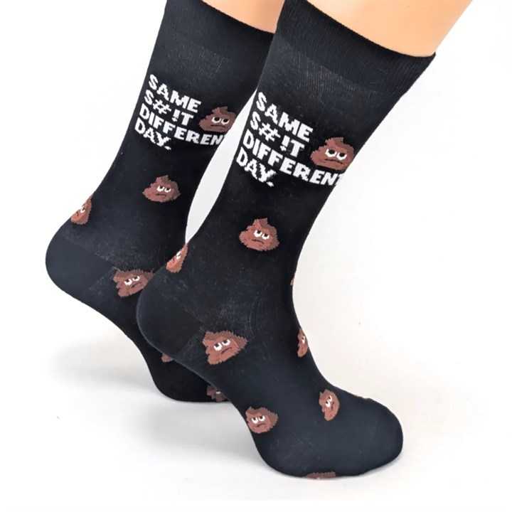 Same Sh*t Different Day Socks - Size 7 - 11