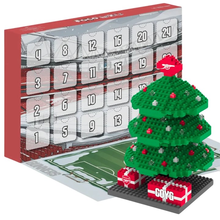 Arsenal FC BRXLZ Christmas Tree Advent Calendar